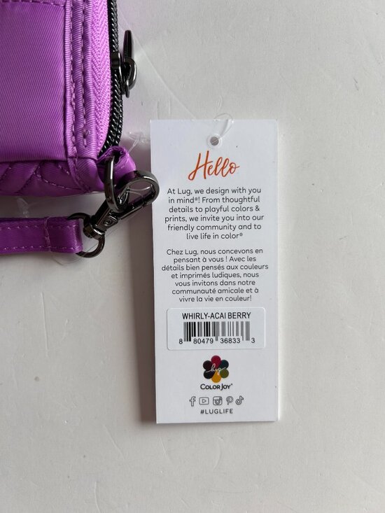 Lug Whirly RFID Wristlet Wallet Acai Berry - Picture 9 of 9